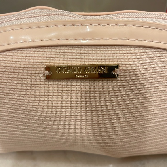 Giorgio Armani, pink zip around cosmetic bag - Picture 6 of 11
